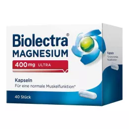 BIOLECTRA Magnezij 400 mg ultra kapsule, 40 kos