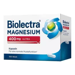 BIOLECTRA Magnezij 400 mg ultra kapsule, 100 kos