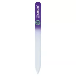 APOLINE Steklena pilica za nohte 9 cm vijolična, 1 kos