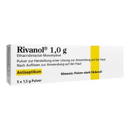 Rivanol 1,0 g praška, 5 kosov
