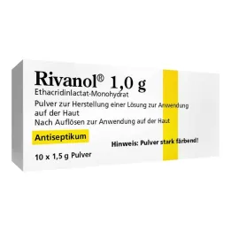 Rivanol 1,0 g prašek, 10 kosov