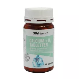 SOVITA CARE Kalcij+D3 tablete, 100 kos