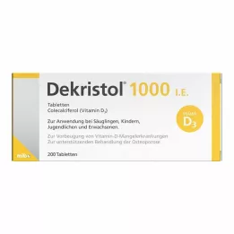 DEKRISTOL 1.000 IE tablete, 200 kosov