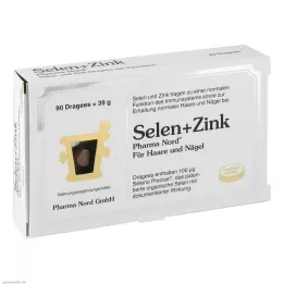 SELEN+ZINK Pharma Nord Dražeji, 90 kos
