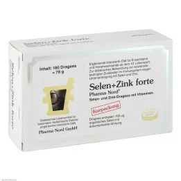 SELEN+ZINK Pharma Nord Dražeji, 180 kos