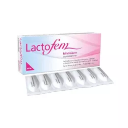 LACTOFEM Mlečnokislinske vaginalne svečke, 7 kos