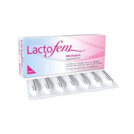 LACTOFEM Mlečnokislinske vaginalne svečke, 14 kos