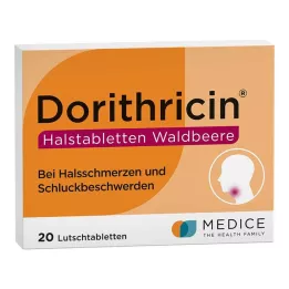 DORITHRICIN Pastile za grlo Divje jagode, 20 kom