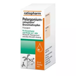 PELARGONIUM-RATIOPHARM Bronhialne kapljice, 20 ml