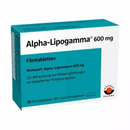 ALPHA-LIPOGAMMA 600 mg filmsko obložene tablete, 30 kom