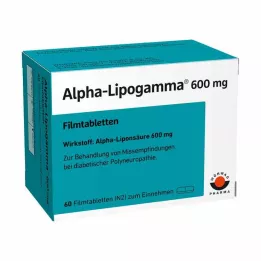 ALPHA-LIPOGAMMA 600 mg filmsko obložene tablete, 60 kos