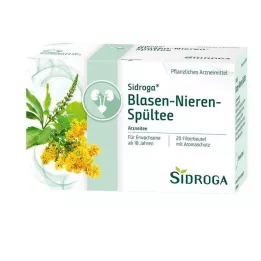 SIDROGA Filter vrečke čaja za izpiranje mehurja in ledvic, 20X2,0 g