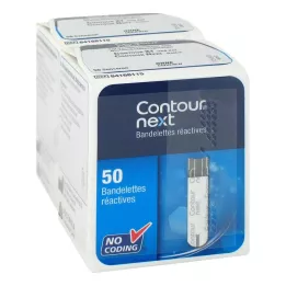CONTOUR Testni lističi Next Sensors, 100 kos