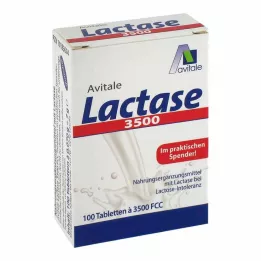 LACTASE 3.500 FCC tablet v dozirniku na klik, 100 kos