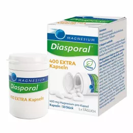 MAGNESIUM DIASPORAL 400 dodatnih kapsul, 50 kos