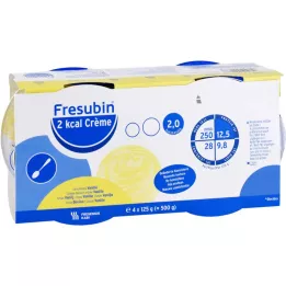 FRESUBIN 2 kcal Vanilijeva krema v skodelici, 4X125 g