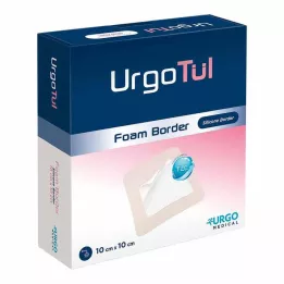 URGOTÜL Bandaža Foam Border 10x10 cm, 10 kos