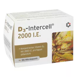 D3-INTERCELL 2.000 IE kapsule, 180 kos