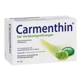CARMENTHIN za prebavne motnje msr. Mehke kapsule, 42 kos