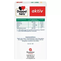 DOPPELHERZ pekoči žajbelj+med+mentol zrnca, 10 kom