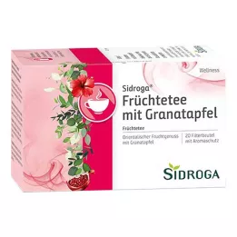 SIDROGA Wellness sadni čaj s filtrirno vrečko granatnega jabolka, 20X2,0 g