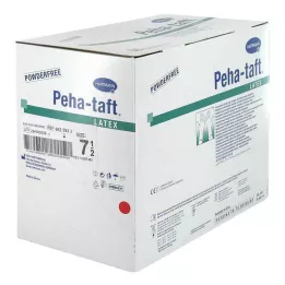 PEHA-TAFT rokavice iz lateksa OP-velikost 7,5, 50X2 kos