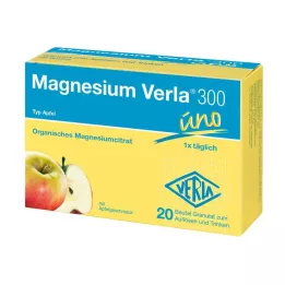 MAGNESIUM VERLA 300 jabolčnih zrnc, 20 kos