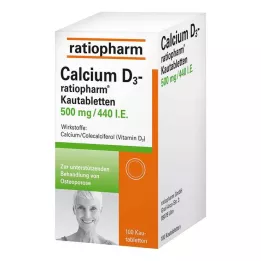 CALCIUM D3-ratiopharm žvečljive tablete, 100 kom