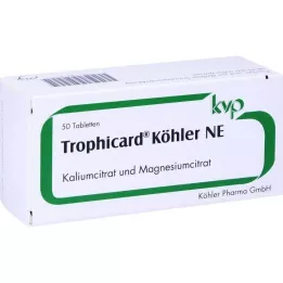TROPHICARD Köhler NE Tablete, 50 kos