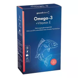 GESUND LEBEN Omega-3 1.000 mg kapsule + vitamin E, 60 kosov