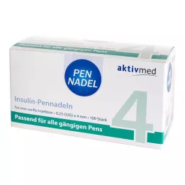 PEN-NADELN Univerzalne 4 kanile 0,23x4 mm 32 G, 100 kos