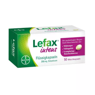LEFAX intens tekoče kapsule 250 mg simetikona, 50 kos LEFAX intens tekoče kapsule 250 mg simetikona, 50 kos