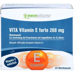 VITAMIN E FORTE 400 IE mehke kapsule, 120 kos