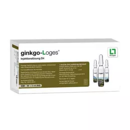 GINKGO-LOGES Raztopina za injiciranje D 4 ampule, 50X2 ml