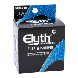 Kineziološki trak Elyth 5 cm x 5 m črn, 1 kos