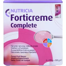 FORTICREME Aroma gozdni sadeži, 4X125 g