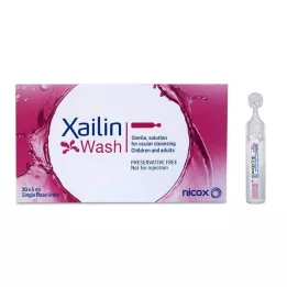 XAILIN Raztopina za izpiranje oči Wash v enkratnih odmerkih, 20X5 ml