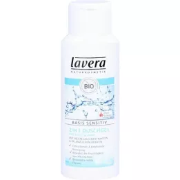 LAVERA 2v1 gel za tuširanje Base Sensitive dt FL, 200 ml