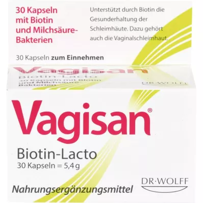 VAGISAN Biotin-lakto kapsule, 30 kos