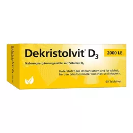 DEKRISTOLVIT D3 2.000 IE tablete, 60 kos