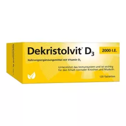 DEKRISTOLVIT D3 2.000 IE tablete, 120 kos