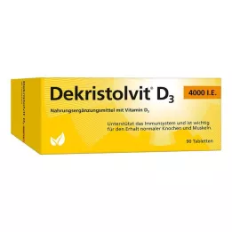 DEKRISTOLVIT D3 4.000 IE tablete, 90 kos