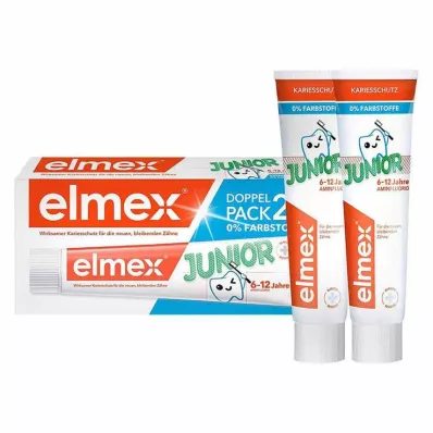 ELMEX Dvojno pakiranje zobne paste Junior, 2X75 ml ELMEX Dvojno pakiranje zobne paste Junior, 2X75 ml