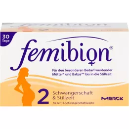 FEMIBION Nosečnost 2 D3+DHA+400 μg folata, 60 kos