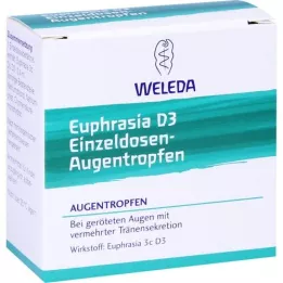 EUPHRASIA D 3 enoodmerne kapljice za oko, 20X0,4 ml