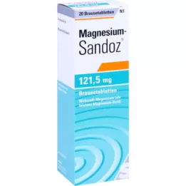 MAGNESIUM SANDOZ 121,5 mg šumeče tablete, 20 kom