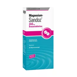 MAGNESIUM SANDOZ 243 mg šumeče tablete, 40 kos