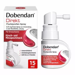 DOBENDAN Direkt Flurbiprofen pršilo 8,75 mg/odmerek peroralno, 15 ml