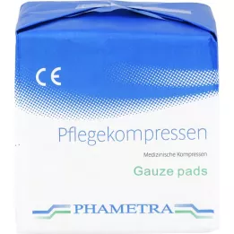 PFLEGEKOMPRESSEN Flis 10x10 cm nesterilen 4-slojni, 100 kos