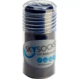 SPRING SKYSOCKS classic 70den velikost 38/39 črna, 2 kosa